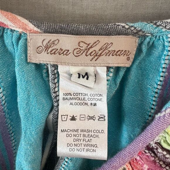 Mara Hoffman rainbow striped long sundress with pockets size medium - Picture 12 of 13
